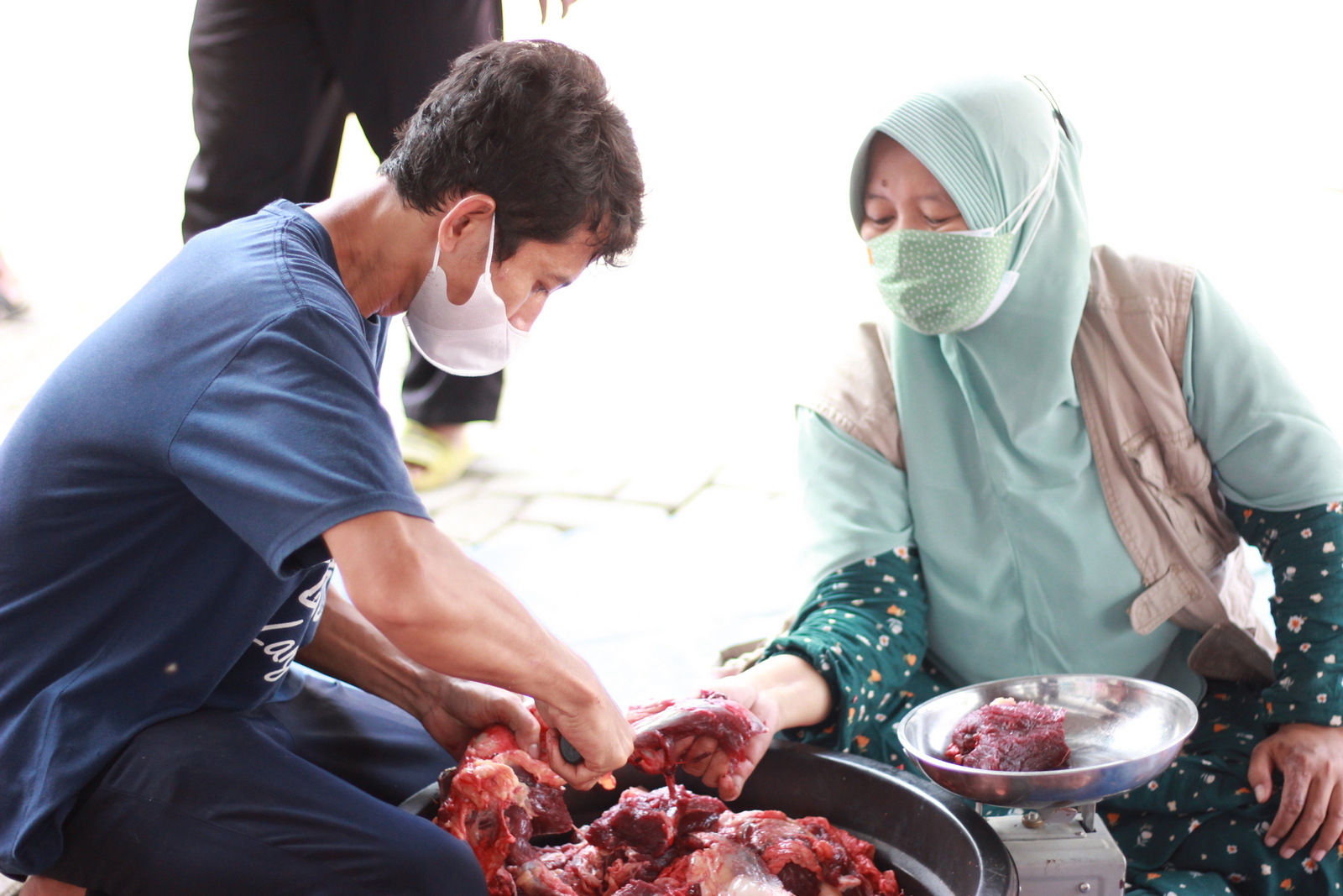 Distribusi Daging Kurban Yayasan Al Muslim